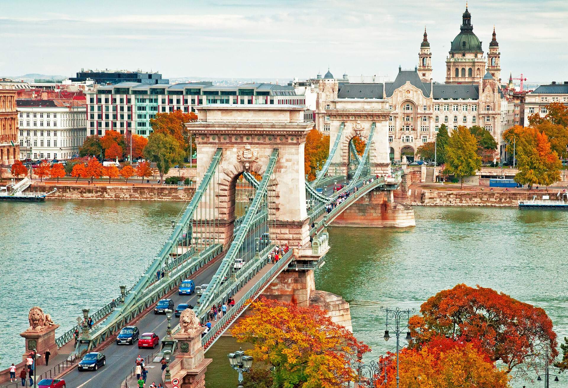 Budapest cityscape with historic architecture