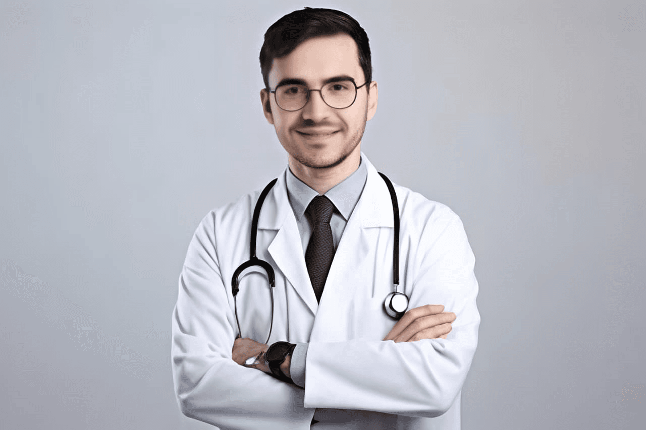 Doctor smiling